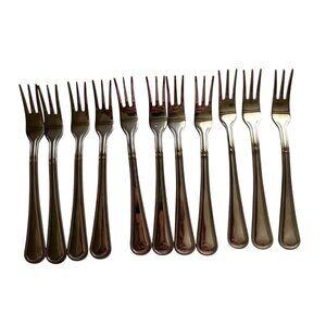 Adcraft Avalon 18/817 Stainless Steel Oyster Forks Set Of 11